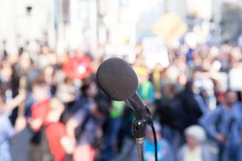 Protest. public demonstration. Stock Photos