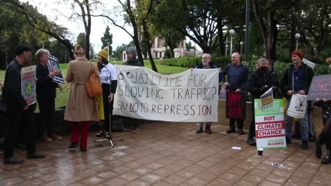 Protest for the right to protest Stock Footage 201047500