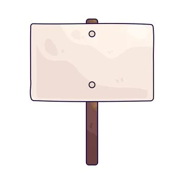 Protest Sign illustration Ilustração Stock