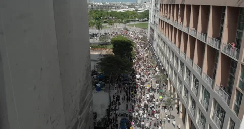 Protest7 Video stock 134583664