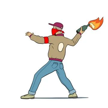 Protester Stock Illustration