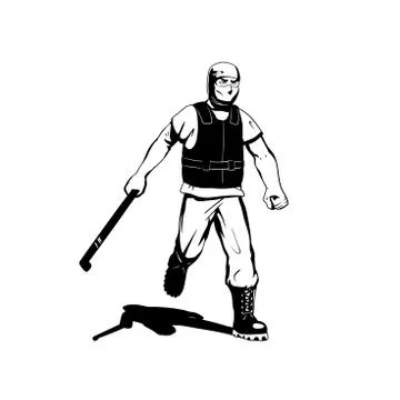 Protester Ilustración de archivo