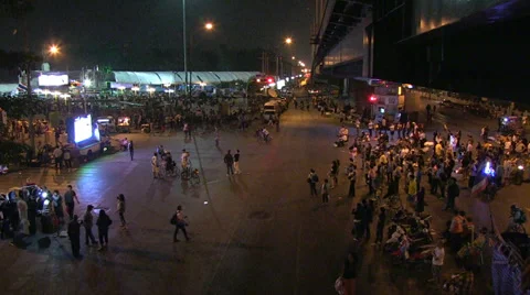 PROTESTERS BLOCK ROADS EMPTY DANGER FORBIDDEN Stock Footage 38730517