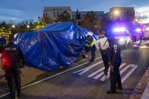 Protesters blocked intersections around the US Capitol, Washington DC, USA - 07  Stock-Fotos