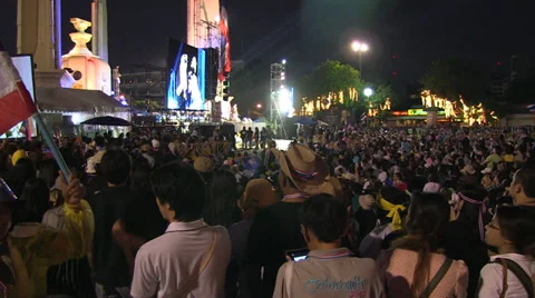 PROTESTERS MARCH UPRISING CROWD DEMONSTRATION Stock Footage 38035737
