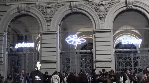 Protesters return to Montevideo streets in silence for memory, truth, justice, M Stock Footage 309737399