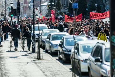 Protesters Takes the control of the Streets Stock Photos