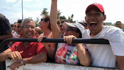 Protestesters yelling and screaming in distres Stock Footage 103293954