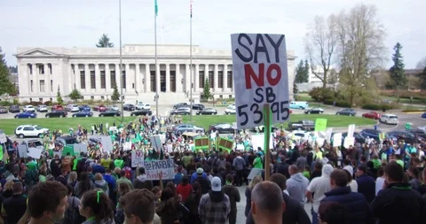 Protesting Stock Footage 106171370