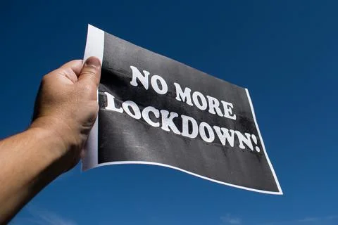 Protestors at the nation's capitol demand an end to the government shutdown. Stock Photos