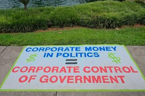 Protestors representing the Coalition to Occupy Wall Street South set up camp Stock Photos