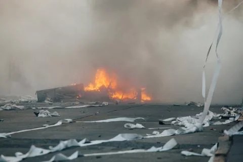 Protests in Chile Stock Photos