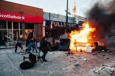 Protests in Chile Stock-Fotos