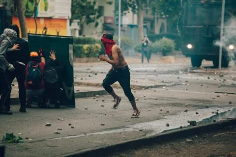 Protests in Chile Stock-Fotos