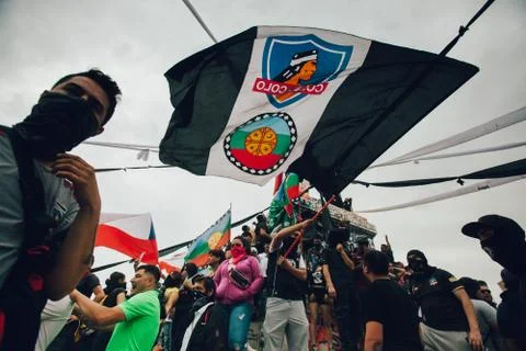 Protests in Chile Stock-Fotos