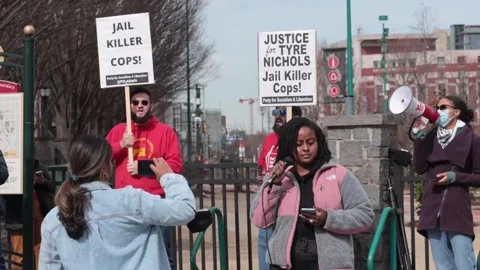 Protests continue in Atlanta over black man's death at police hands, ATLANTA, US Stock Footage 231583964