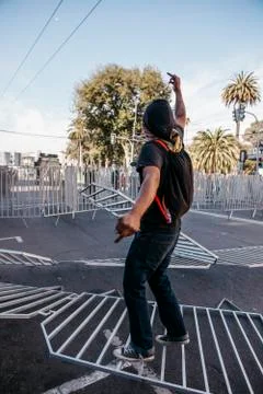 Protests in Valparaiso Stock Photos