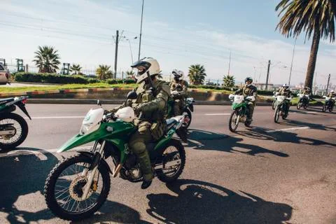 Protests in Valparaiso Stock Photos