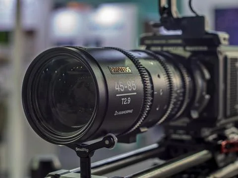 Proteus 45-85 Anamorphic Lens: A Professional Filmmakers Essential Tool Stock Photos