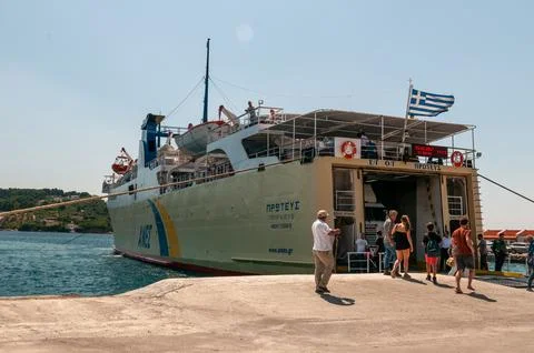 Proteus ferry boarding Stock Photos