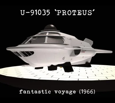 Proteus submarine 3D Model
