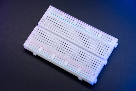 Proto Board For Electronic Circuits Stock Photos
