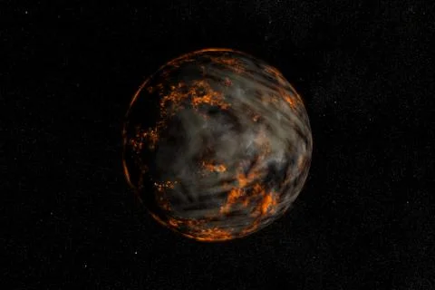 Proto planet Stock Illustration