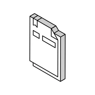 Protocol document isometric icon vector illustration Stock Illustration