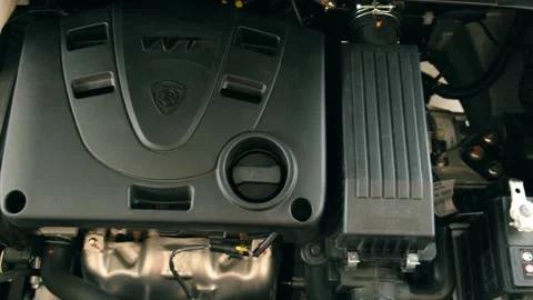 Proton CVT and VVT Engine Video stock 245338442