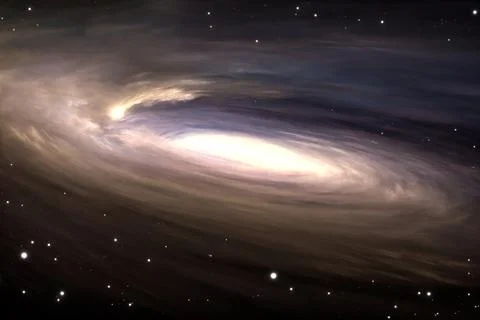 Protoplanetary disk of gas and dust, orbiting a newly formed star, from whi.. イラスト素材