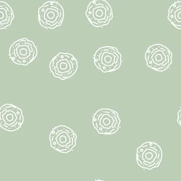 Protoplanetary disk line vector seamless pattern Stock Illustration