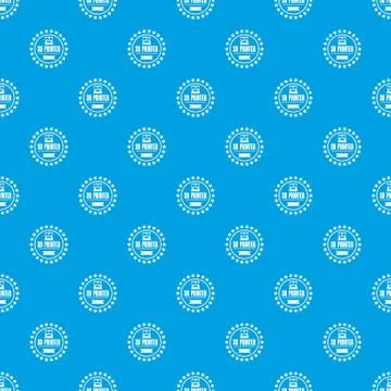 Prototype 3d printing pattern vector seamless blue 스톡 일러스트