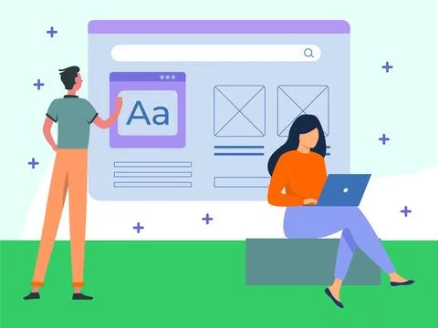 Prototype Concept Illustration Style Stock Illustration