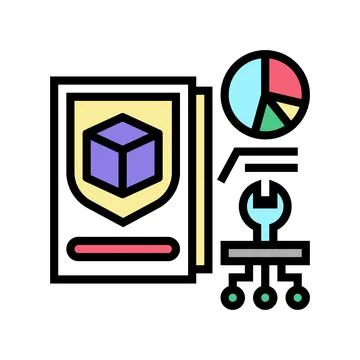 Prototype development and improvement color icon vector illustration Stock Illustration