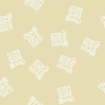 Prototype development and improvement line seamless pattern Stock Illustration