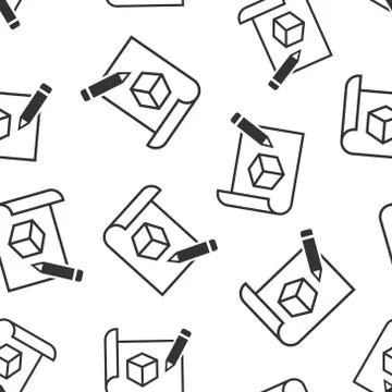 Prototype icon in flat style. Startup vector illustration on white isolated b Stock Illustration