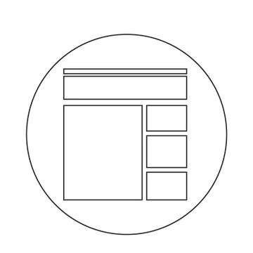 Prototype icon Stock Illustration