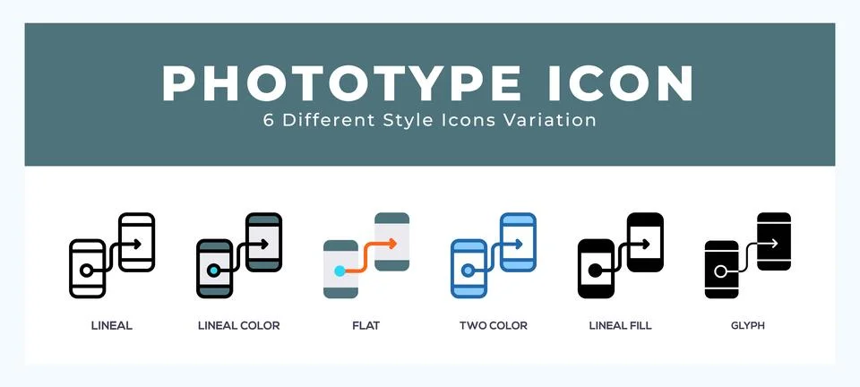 Prototype icon vector for web. and mobile app Stock Illustration