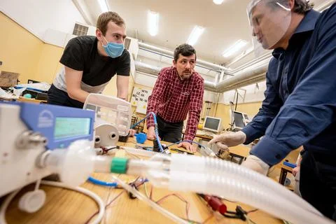 Prototype of lifesaving ventilator to help with the treatment of coronavirus, By Stock Photos