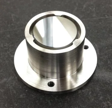 This is a prototype of a mirror mount that scientists made using a new 3-D... Stock Photos