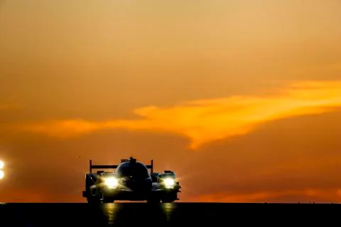 Prototype Race Car at Sunset Photos
