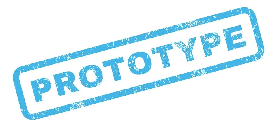 Prototype Rubber Stamp Illustrazione stock