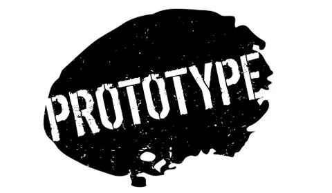 Prototype rubber stamp Stock Illustration