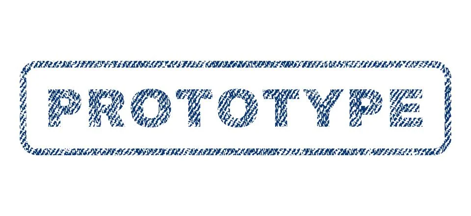 Prototype Textile Stamp Stock Illustration