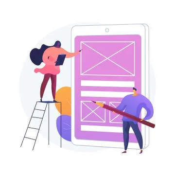 Prototyping abstract concept vector illustration. Stock Illustration