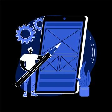 Prototyping abstract concept vector illustration. Stock Illustration