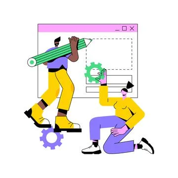 Prototyping abstract concept vector illustration. Stock Illustration