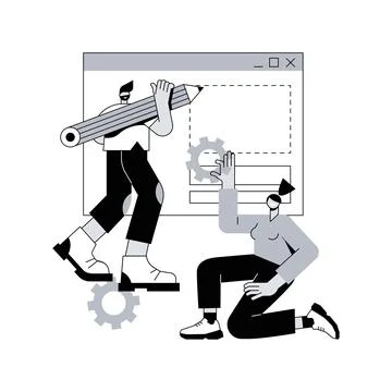 Prototyping abstract concept vector illustration. Stock Illustration