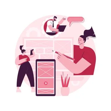 Prototyping abstract concept vector illustration. Stock Illustration