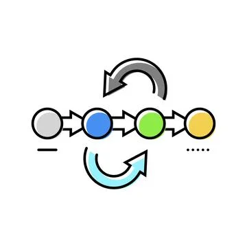 Prototyping phase analyst color icon vector illustration Stock Illustration